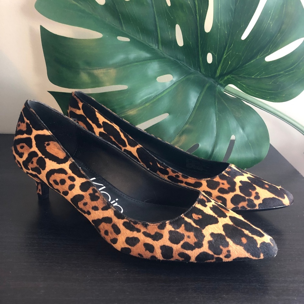 Calvin Klein Gabrianna Pump / Leopard / Size 8.5